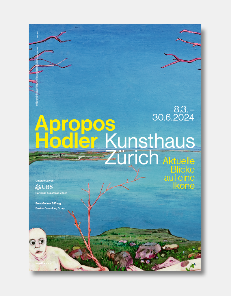 Apropos Hodler - Aktuelle Blicke auf eine Ikone Ausstellungsplakat