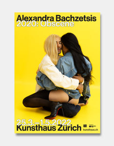 Alexandra Bachzetsis Ausstellungsplakat